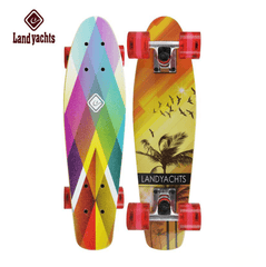 22'' 57cm Four Seasons New Beginners Penny Board Cruiser Skateboard Complete Sets Light Up Wheels - auloves