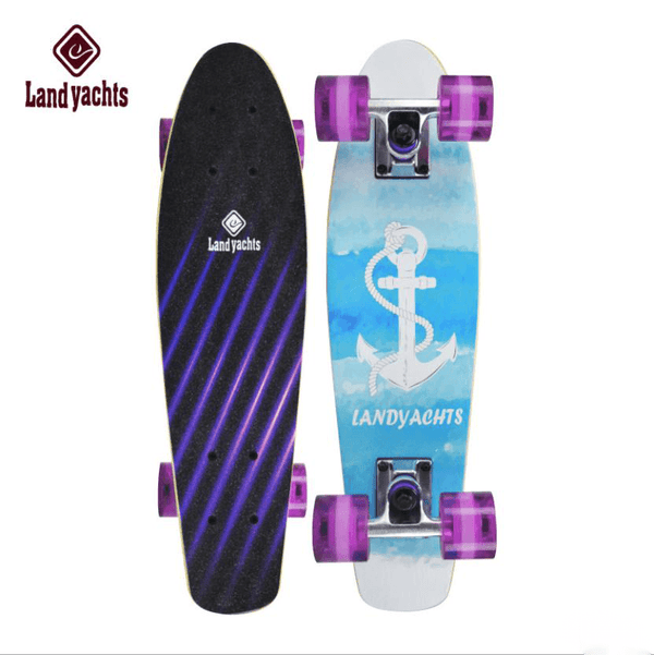 22'' 57cm Four Seasons New Beginners Penny Board Cruiser Skateboard Complete Sets Light Up Wheels - auloves