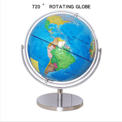 25cm 720 Dregee Rotating Globes Earth - auloves