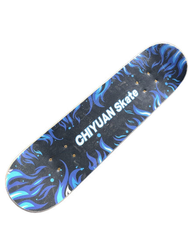 31'' 80CM Blue Fire Colourful Grip NEW Sealed Skateboard Professional Tyre Wheels - auloves