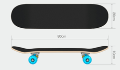 31'' 80CM Blue Fire NEW Sealed Kids Skateboard Light Up Wheels - auloves