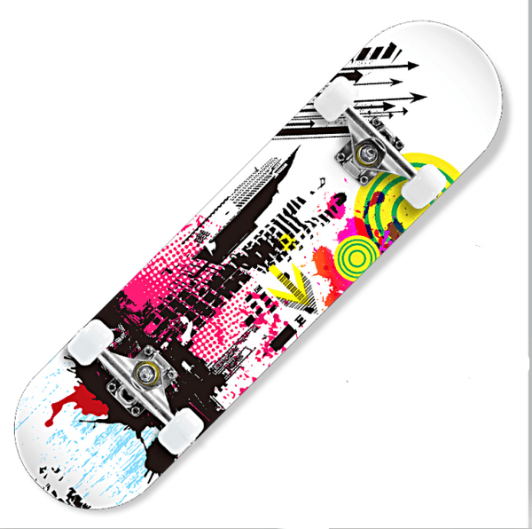31'' 80CM Charming City NEW Sealed Kids Skateboard Light Up Wheels - auloves