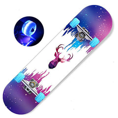 Dreamy Elk NEW Sealed Kids Skateboard Light Up Wheels