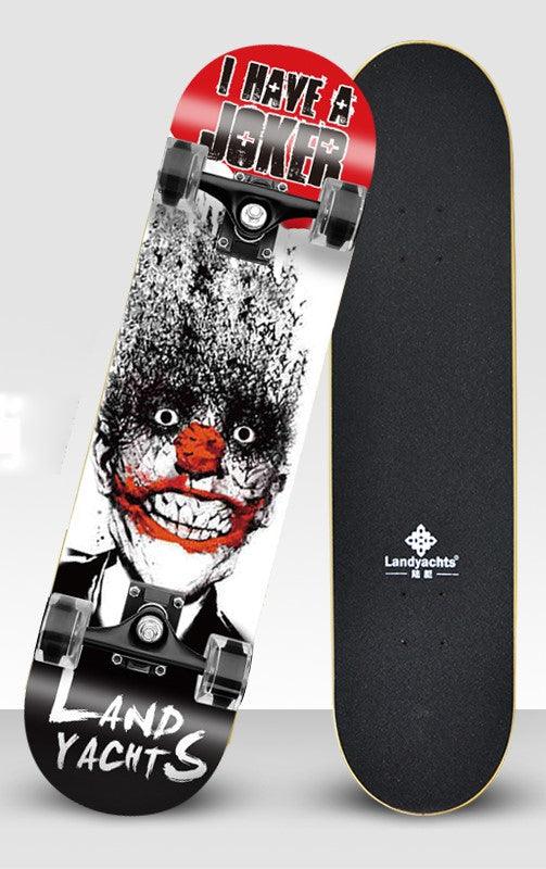 31'' 80CM Joker NEW Sealed Kids Skateboard Light Up Wheels - auloves