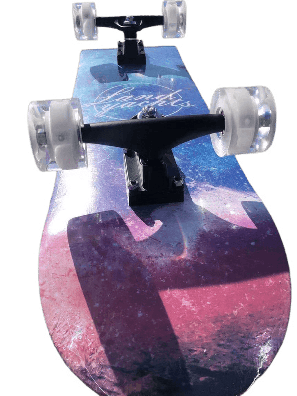 31'' 80CM Starry Sky II Colourful Grip NEW Sealed Kids Skateboard Light Up Wheels - auloves