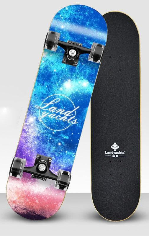 31'' 80CM Starry Sky II NEW Sealed Kids Skateboard Light Up Wheels - auloves