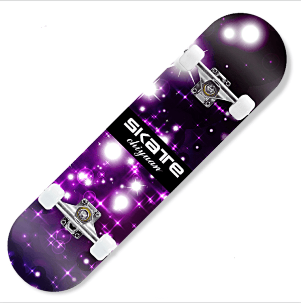 31'' 80CM Starry Sky NEW Sealed Kids Skateboard Light Up Wheels - auloves