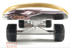 31'' 80CM Yellow Fire NEW Sealed Kids Skateboard Light Up Wheels - auloves