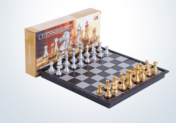 36*36*2cm Magnetic Large Chess Set Gold-Sliver Pieces AU STOCK - auloves
