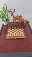 30*30cm Magnetic Large Wooden Timber Oak Chess Set AU Stock