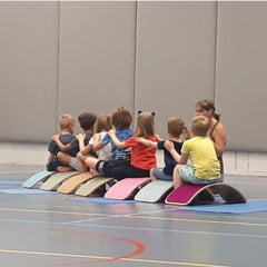 Balance Board Large with Colourful Felt Kids Children - auloves