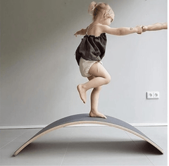 Balance Board Small with Colourful Felt Kids Children - auloves