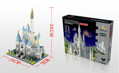 Cartoon Castle 3D DIY Model Building Blocks Micro Diamond Bricks AU STOCK - auloves