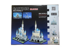 Cartoon Castle 3D DIY Model Building Blocks Micro Diamond Bricks AU STOCK - auloves