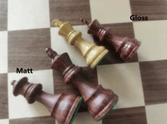 Deluxe 52*52cm Super Large Chess Set Walnut Wooden Timber Oak Folding Chessboard - auloves