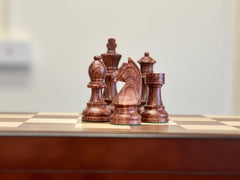 Deluxe 52*52cm Super Large Chess Set Walnut Wooden Timber Oak Folding Chessboard Matt Pieces - auloves