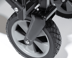 Foldable Camp Garden Cart Trolley Wagon Collapsible Shopping Outdoor Ivory White - auloves