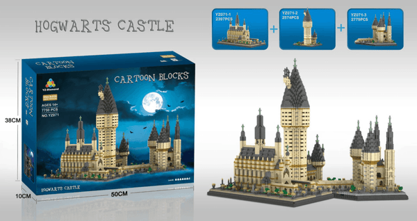 Hogwarts Castle 3D DIY Model Building Blocks Micro Diamond Bricks AU STOCK - auloves