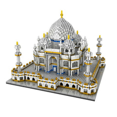 India Taj Mahal Palace 3D DIY Model Building Blocks Micro - auloves