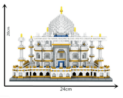 India Taj Mahal Palace 3D DIY Model Building Blocks Micro - auloves