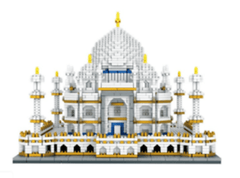India Taj Mahal Palace 3D DIY Model Building Blocks Micro - auloves