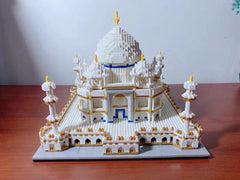 India Taj Mahal Palace 3D DIY Model Building Blocks Micro - auloves