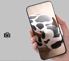 Kids Ottoman Foot Shoes Stool Cow Chair Rest Leather Seat AU Stock - Small Dairy Cattle - auloves