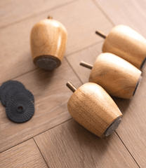 Kids Ottoman Foot Shoes Stool Cow Chair Rest Leather Seat AU Stock - Small Dairy Cattle - auloves