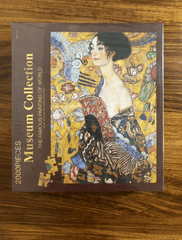 Lady with Fan Gustav Klimt 2000PCS Puzzle Jigsaw - auloves