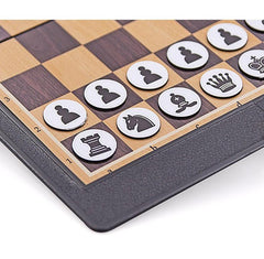 Mini Magnetic Pocket Chess Chess Set Wallet Folding Board Games for Travel - auloves
