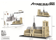 Notre Dame de Paris 3D DIY Model Premium Building Blocks Micro Diamond Bricks - auloves