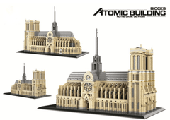 Notre Dame de Paris 3D DIY Model Premium Building Blocks Micro Diamond Bricks - auloves