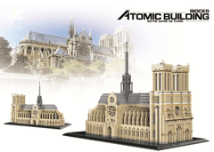Notre Dame de Paris 3D DIY Model Premium Building Blocks Micro Diamond Bricks - auloves