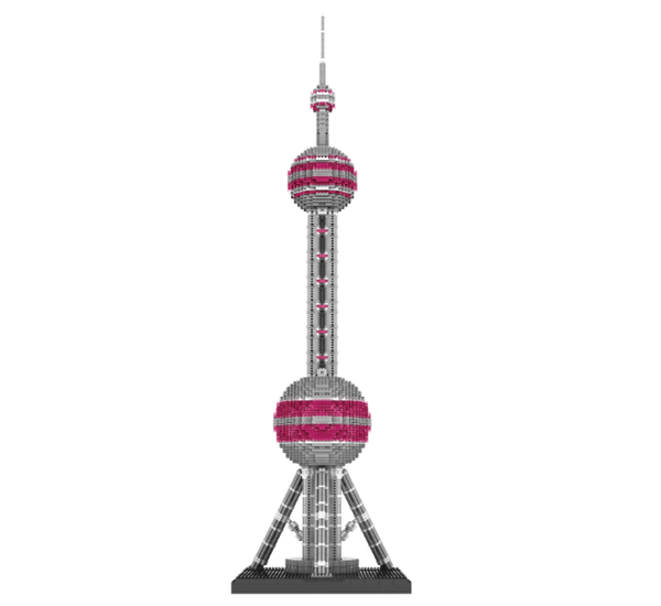 Oriental Pearl Tower 3D DIY Model Building Blocks Micro - auloves