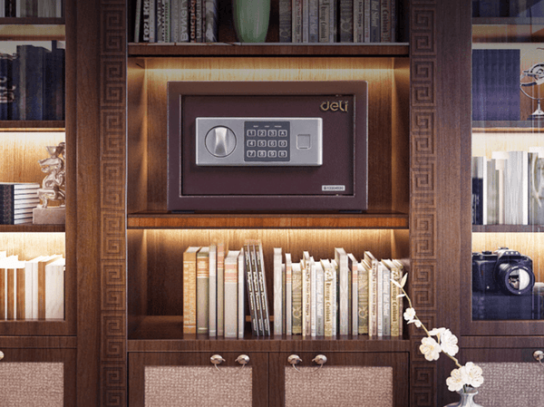 Safes 4mm 8L Door Thick Digital Security Box - Electronic Safe Box Password Home Office - auloves