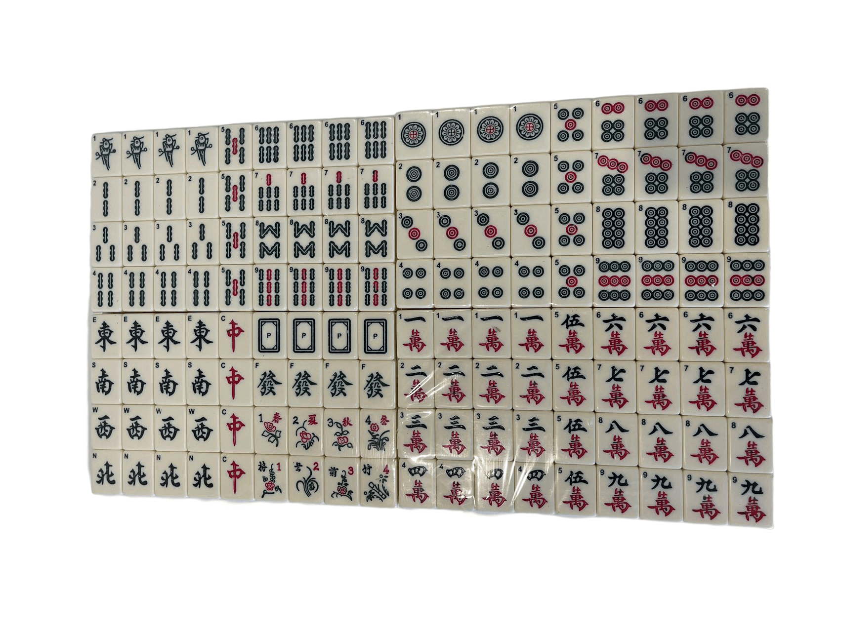 Sealed Large MahJong Set International Version with English and Number ...