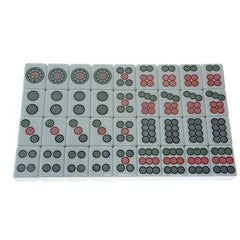 Sealed Medium Heavy MahJong Set 5kg Red Bag Size 38 - auloves