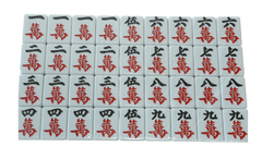 Sealed Medium Heavy MahJong Set 5kg Red Bag Size 38 - auloves