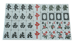 Sealed Medium Heavy MahJong Set 5kg Red Bag Size 38 - auloves