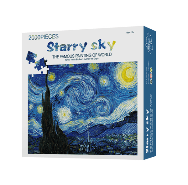 Starry Sky 2000PCS Cardboard Puzzle Jigsaw - auloves