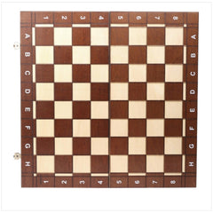 Thermoprint Lettering 43cm Large Beech Wooden Timber Oak Chess Set - auloves